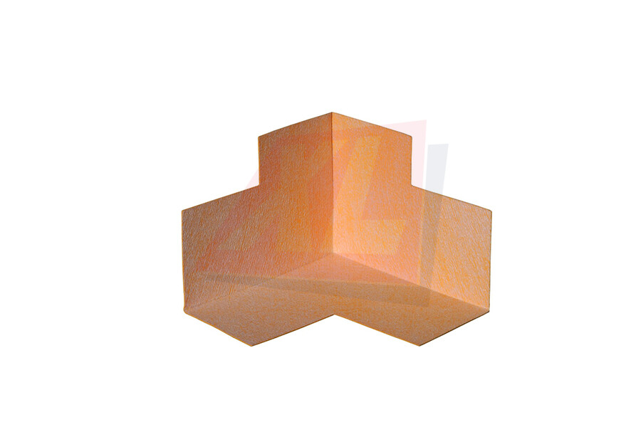 Binnenhoek voor afdichting in de badkamer